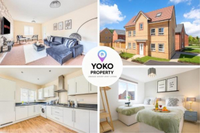Detached House in Brooklands - Prime Location - Driveway Parking, Self-Check-In, Fast WiFi and Smart TV by Yoko Property